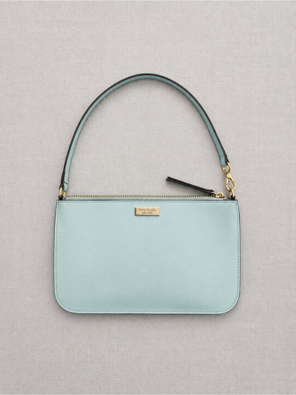 Kate Spade Tiffany Mint Blue Newbury Lane Lolly Pouch (style WLRU1770)